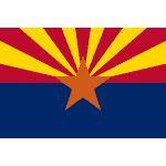 Flag United States of America Arizona