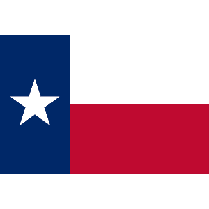 Flag United States of America Texas